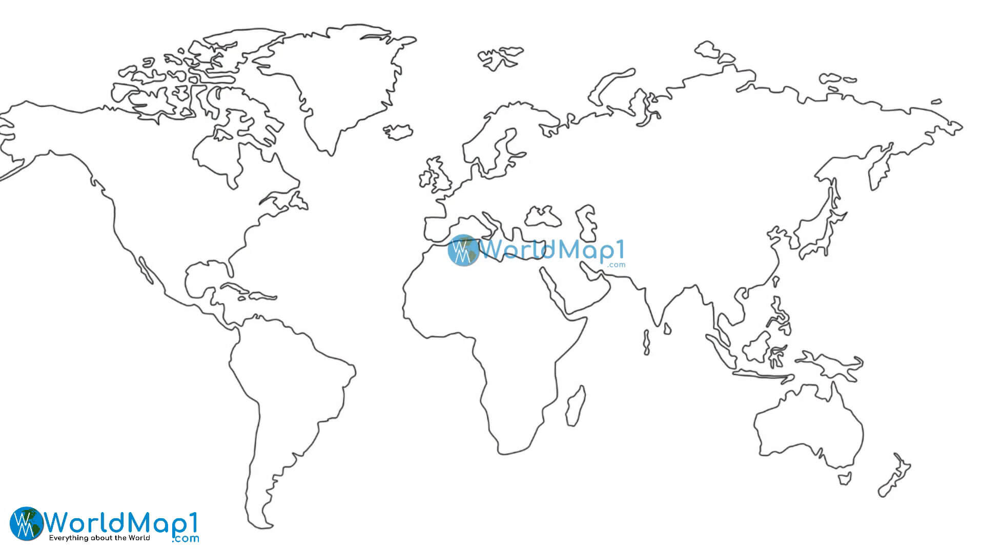 Carte de la ligne du monde